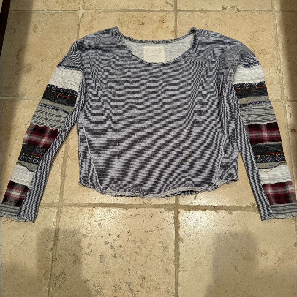 We The Free Patchwork Sweatshirt - image 1